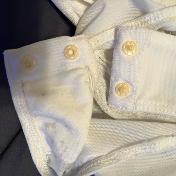 Free people cream and gold detail backless body suit size small - Picture 11 of 12